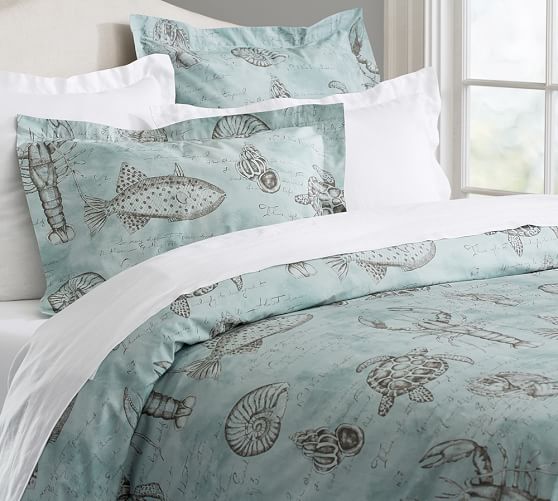 Seacrest Patterned Duvet Cover Sham Pottery Barn