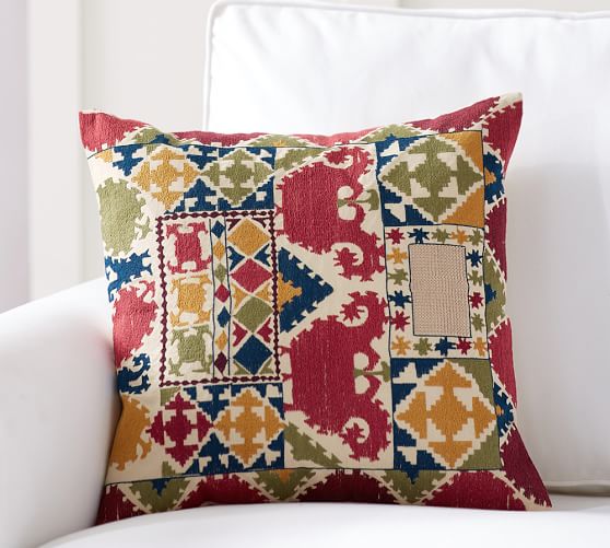 Autumn Embroidered Decorative Pillow Cover Pottery Barn