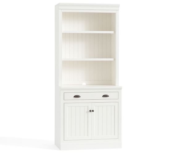 Aubrey Wide Bookcase Pottery Barn