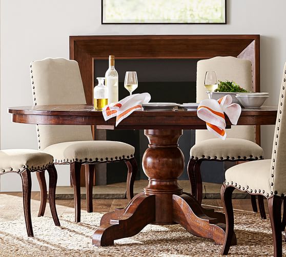 Sumner Extending Pedestal Dining Table Pottery Barn