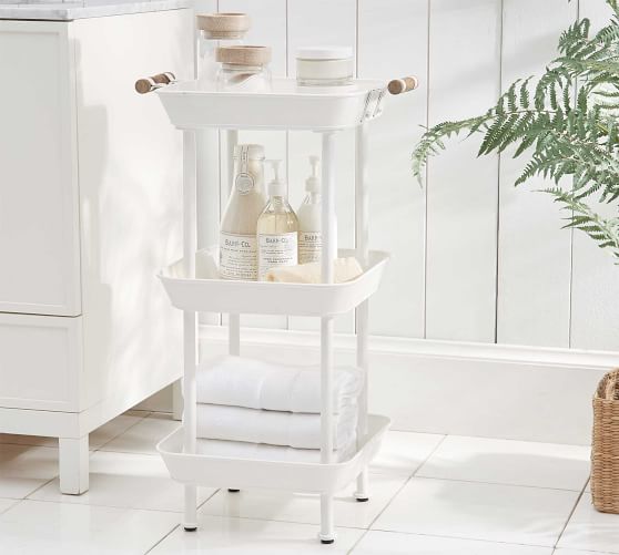 Rainier Floor Storage Pottery Barn