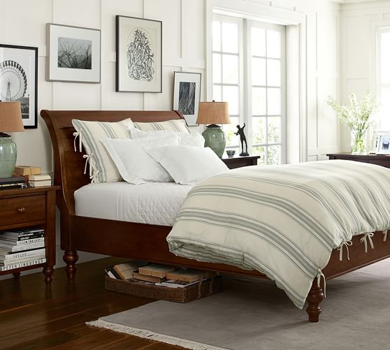 Evan Stripe Duvet Cover Shams Pottery Barn