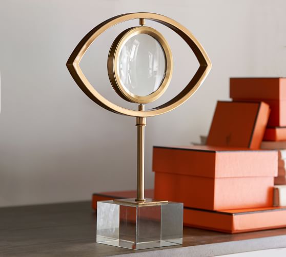 Magnifying Eye On Stand Decorative Objects Pottery Barn