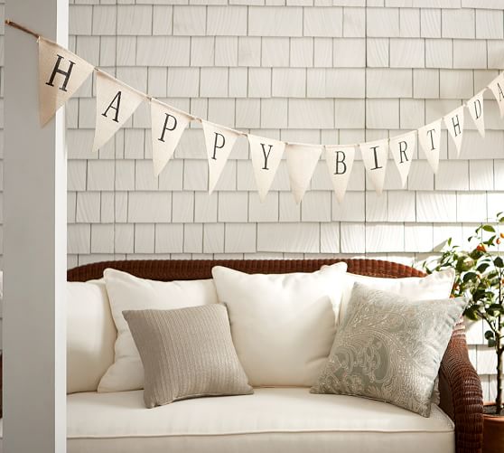 Outdoor Celebrations Birthday Banner Decorative Objects