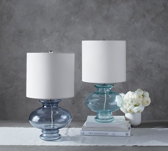 Aubrey Glass Table Lamp Pottery Barn