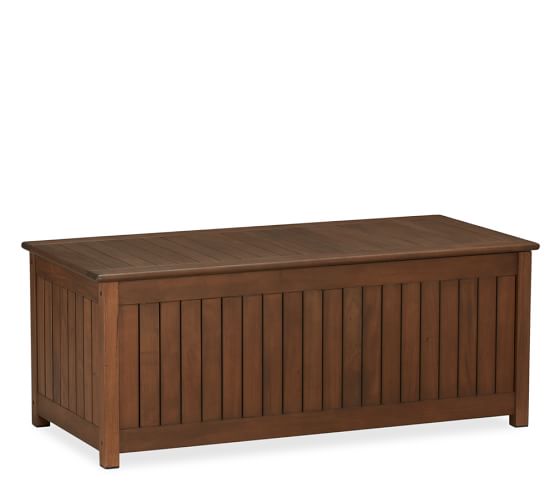 Chatham Storage Bench Honey Pottery Barn
