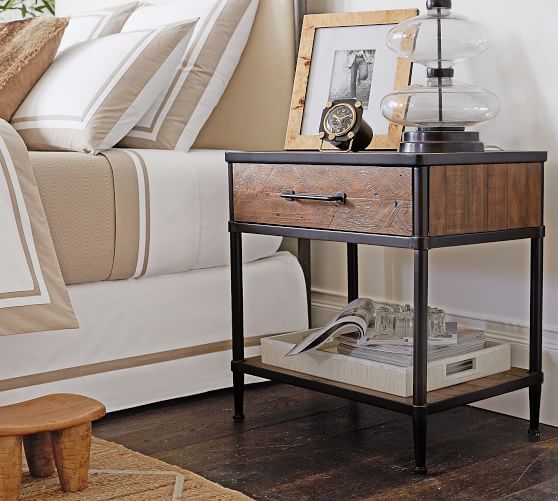 Juno Nightstand Carbon Pottery Barn