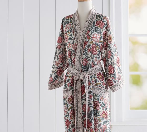 Lakshmi Kimono Robe Pottery Barn
