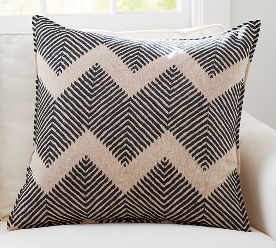 Foster Embroidered Decorative Pillow Cover Pottery Barn