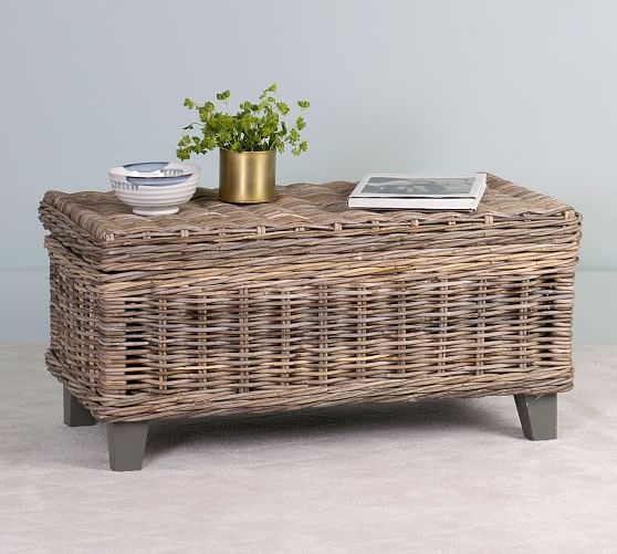 Rattan Storage Coffee Table Rattan Storage Coffee Table