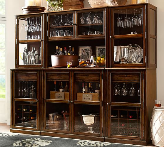Saxton Entertaining Bar Suite Pottery Barn