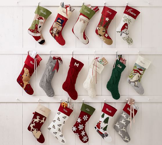 Personalized knitted christmas stocking patterns