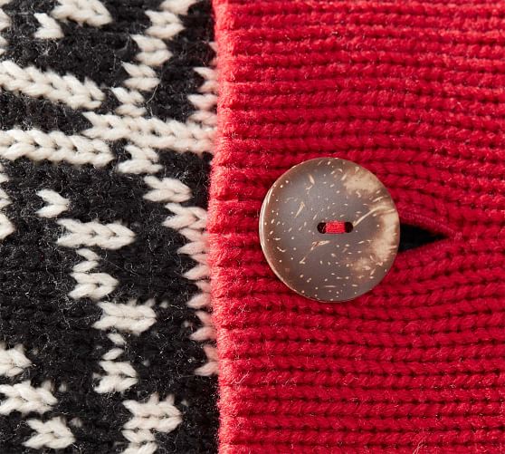 Cozy Knit Sweater Snowflake Pillow Cover Pottery Barn