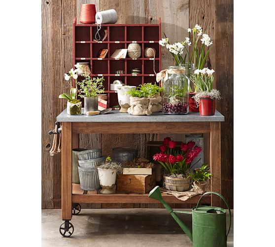 Cubby Organizer Red Pottery Barn