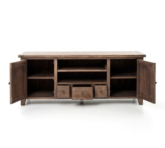 Beckett Reclaimed Wood Media Console Pottery Barn
