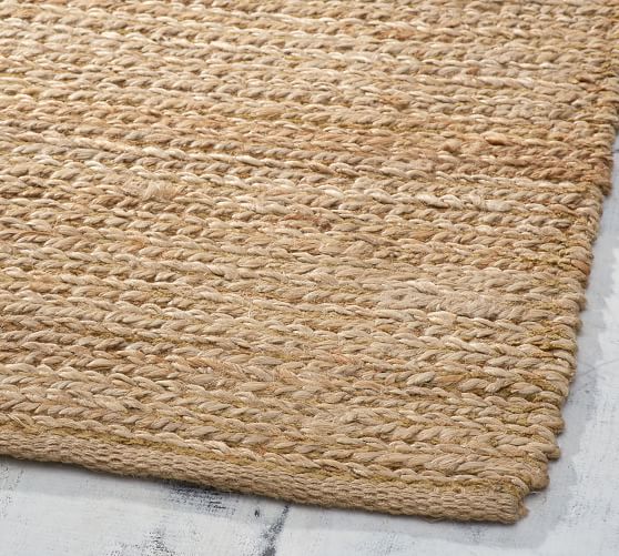 Heather Chenille Jute Rug Natural Pottery Barn