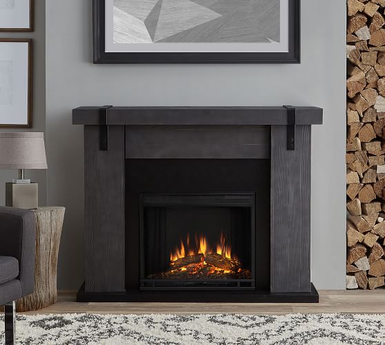 Real Flame Aspen Electric Fireplace Pottery Barn