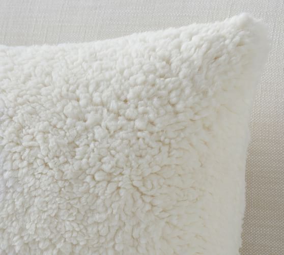 Faux Sheepskin Pillow Covers Pottery Barn