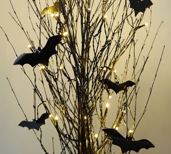 Lit German Glitter Bundle With Bats Pottery Barn