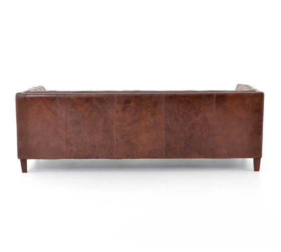 Burke Leather Sofa Collection Pottery Barn