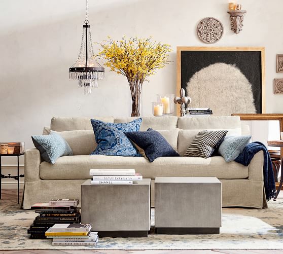 York Slope Arm Slipcovered Sofa