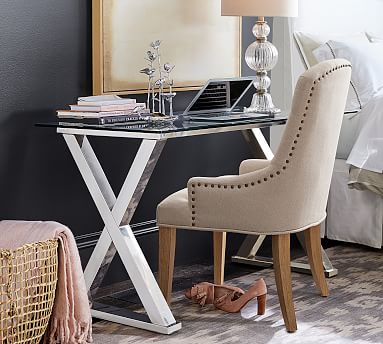 Ava Metal Desk Office Pottery Barn Ava Metal Desk Office Pottery Barn