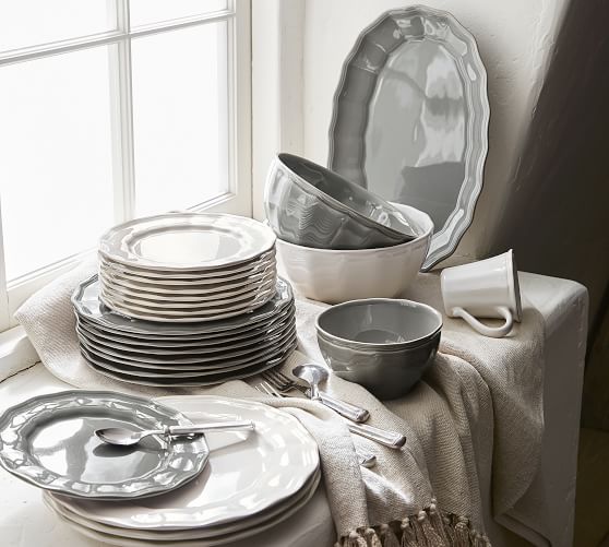 Charlotte Dinner Plate Pottery Barn