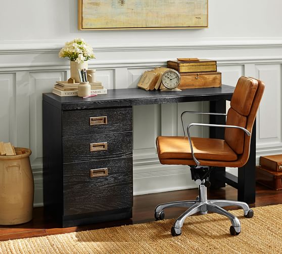 Reynolds Small Desk Set Office Desk Pottery Barn