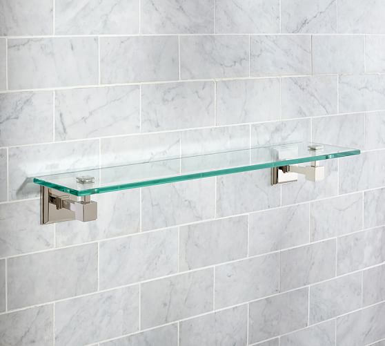 Alcott Glass Shelf Pottery Barn