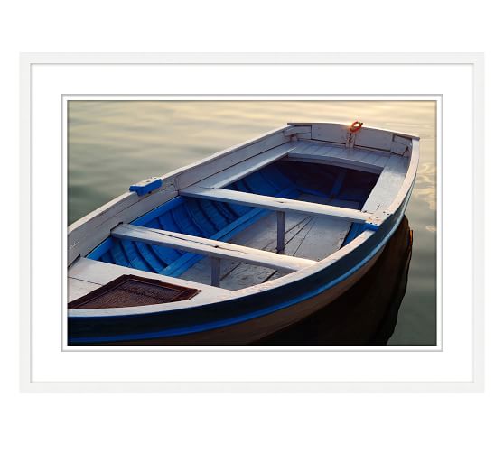 Row Boat At Sunset Pottery Barn