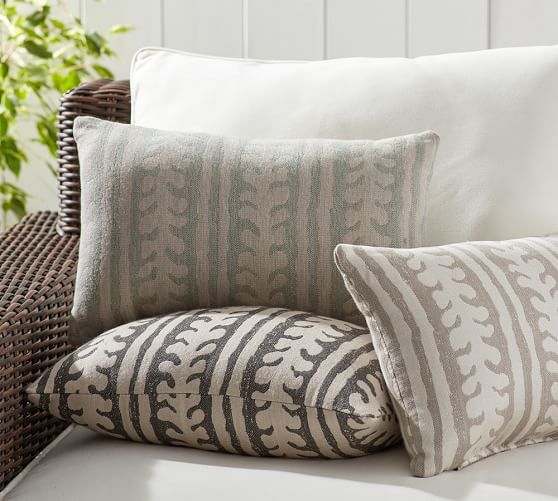 Sunbrella Saratoga Indoor Outdoor Pillow Pottery Barn