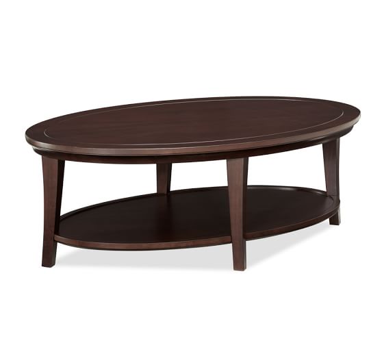 Metropolitan Oval Coffee Table Espresso Metropolitan Oval Coffee Table Espresso