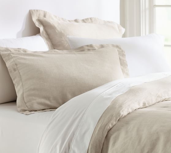 Linen Duvet Cover Shams Pottery Barn