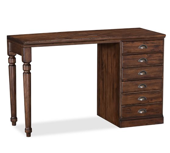 Printer S Small Desk Set Tuscan Chestnut Pottery Barn