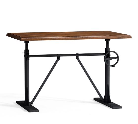 Pittsburgh Crank Standing Desk Office Desk Pottery Barn