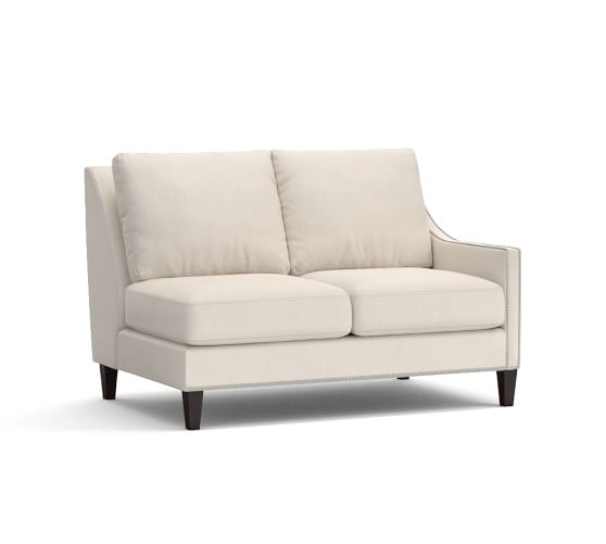 Pasadena Upholstered Right Arm Loveseat Polyester Wrapped