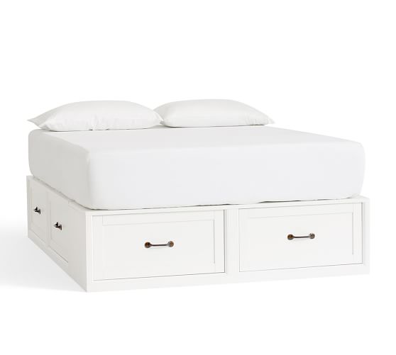 Stratton Storage Platform Bed Frame With Drawers Wooden Beds