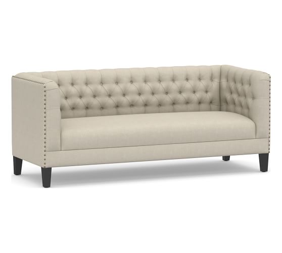 Tuxedo Upholstered Sofa Sofas For Small Spaces Pottery Barn
