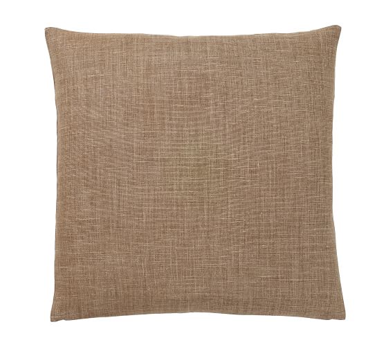 Belgian Linen Pillow Cover 24 Bronze Pottery Barn