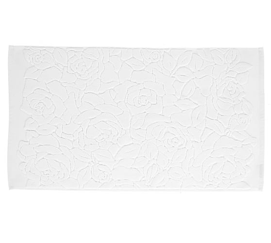Monique Lhuillier Bianca Tub Mat, White