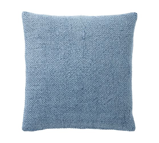 Faye Textured Linen Pillow Covers Pottery Barn