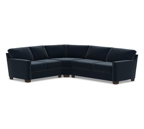 Buchanan Square Arm Upholstered Right Arm 3 Piece L Shaped Wedge