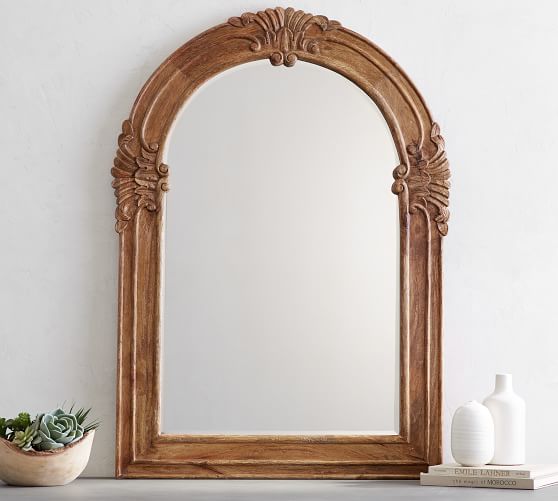 Mendosa Arch Wood Mirror