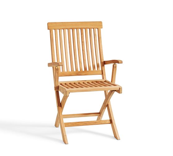 Larkspur Teak Folding Chairs Pottery Barn