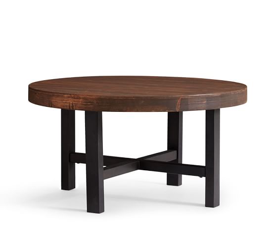 Griffin Reclaimed Wood Round Coffee Table Griffin Reclaimed Wood Round Coffee Table