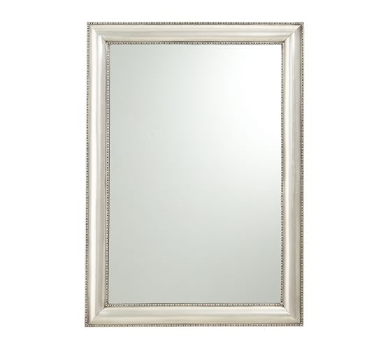 Silver Beaded Floor Mirror 36 X 66