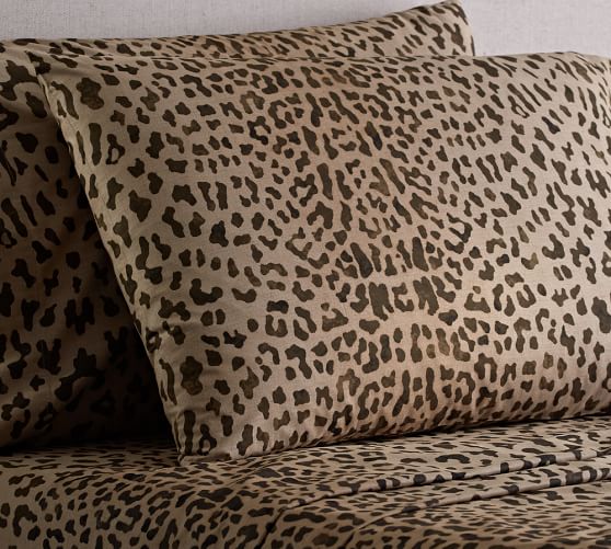 Leopard Sheet Set Queen Pottery Barn