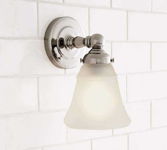 Sussex Single Sconce Single Set Of 2 Polished Nickel Pottery Barn