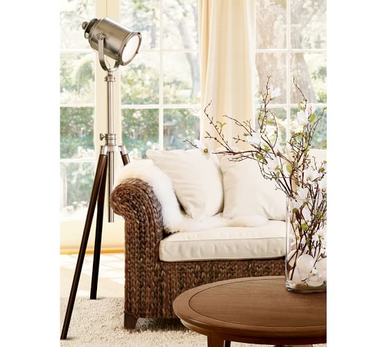 Photographer S Tripod Floor Lamp Antique Nickel