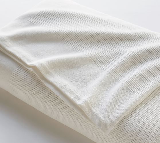 Hayden Organic Throw Blanket Pottery Barn
